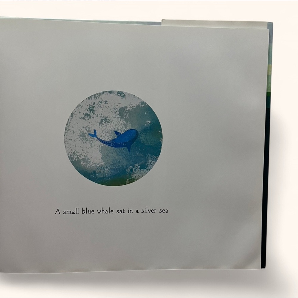 Small Blue Whale Baby Toddler Picture Book Waiting Friendship Hardcover - Picture 8 of 10